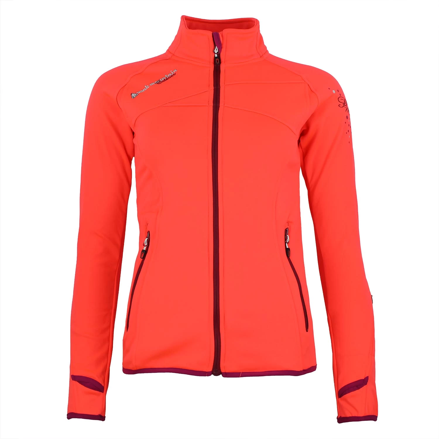 Blouson Polarshell Femme ACLIMATE Corail 1 Blouson Polarshell Femme ACLIMATE Corail