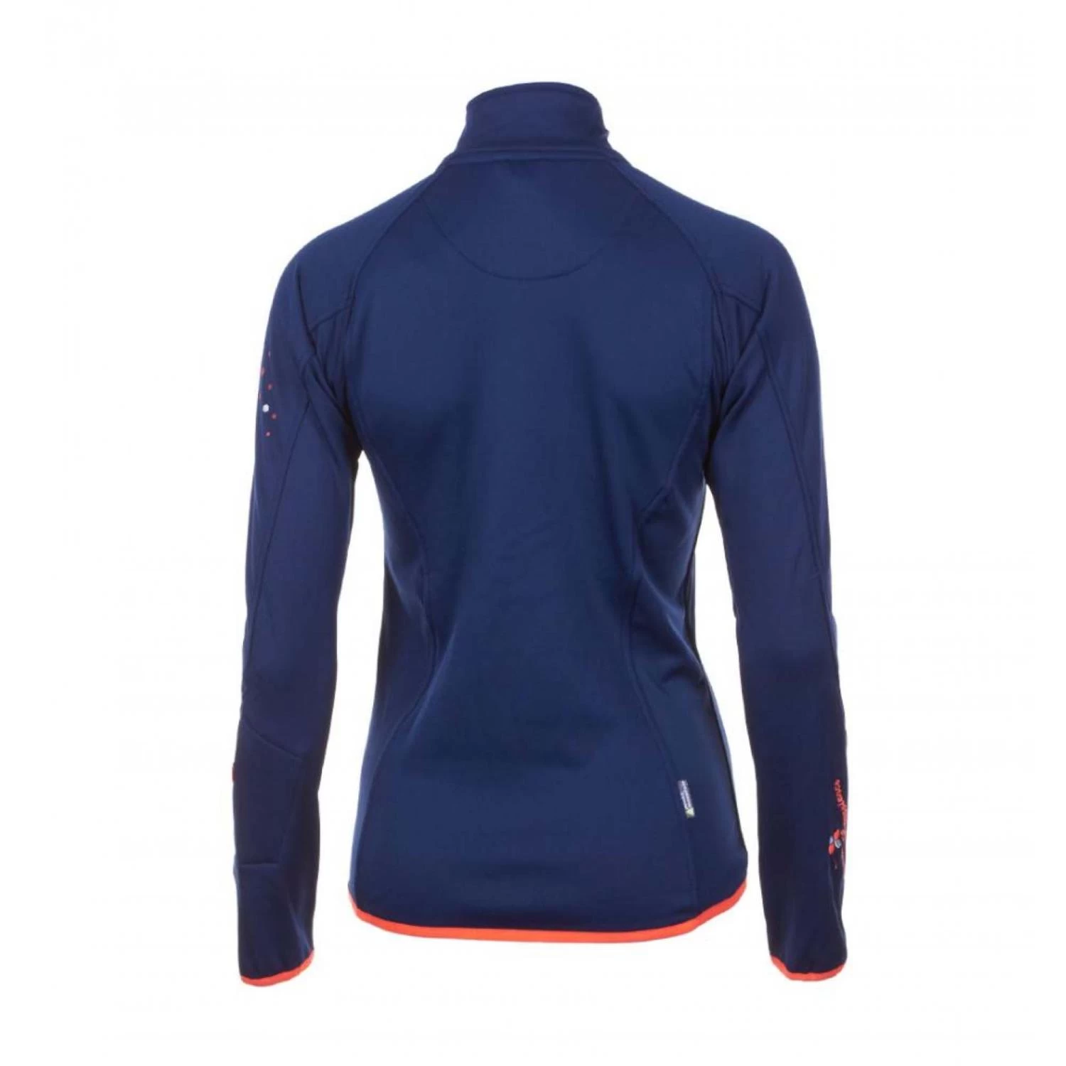 Blouson Polarshell Femme ACLIMATE Marine/corail 2 Blouson Polarshell Femme ACLIMATE Marine/corail – Image 2