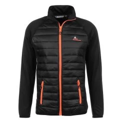 Blouson Polar Shell CALER Noir/orange