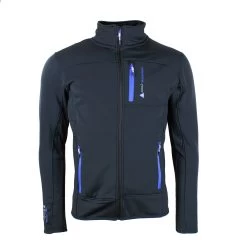 Blouson Polar Shell CANTON Noir/bleu