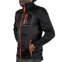 Blouson Polar Shell CRISTOM Noir/orange -Vêtements d'hiver - maintenant ! blouson polar shell homme cristom noirorange2 1