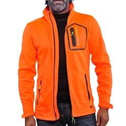 Blouson Polar Shell CRISTOM Orange 7 Blouson Polar Shell CRISTOM Orange -Vêtements d'hiver - maintenant ! blouson polar shell homme cristom orange3 1