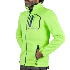 Blouson Polar Shell CRISTOM Vert -Vêtements d'hiver - maintenant ! blouson polar shell homme cristom vert2 1