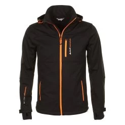 Blouson Softshell CANNE Noir/orange