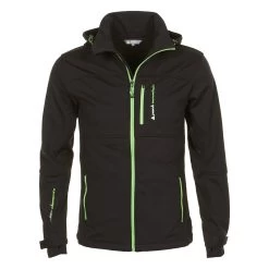 Blouson Softshell CANNE Noir/vert