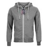 Sweat Molleton Zippé Avec Capuche Homme CANDORE Gris Clair