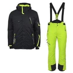 Ensemble De Ski Homme COSMIC Noir/vert Fluo (du M Au XXL)