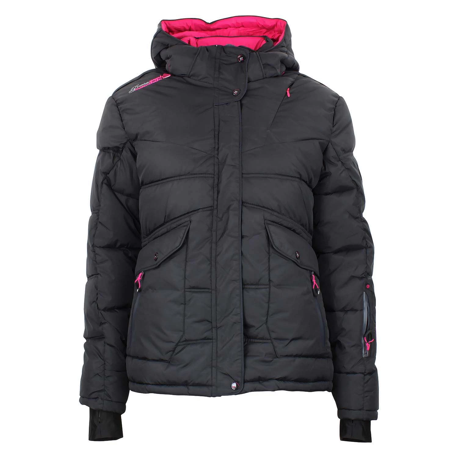 Doudoune De Ski Femme ANECY Noir 1 Doudoune De Ski Femme ANECY Noir