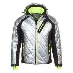 Doudoune De Ski Homme CILVER Argent/noir