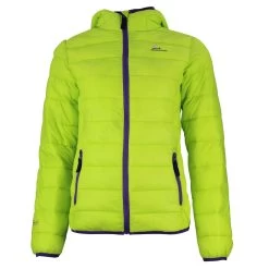 Doudoune Fine Fille à Capuche GALISEO Anis