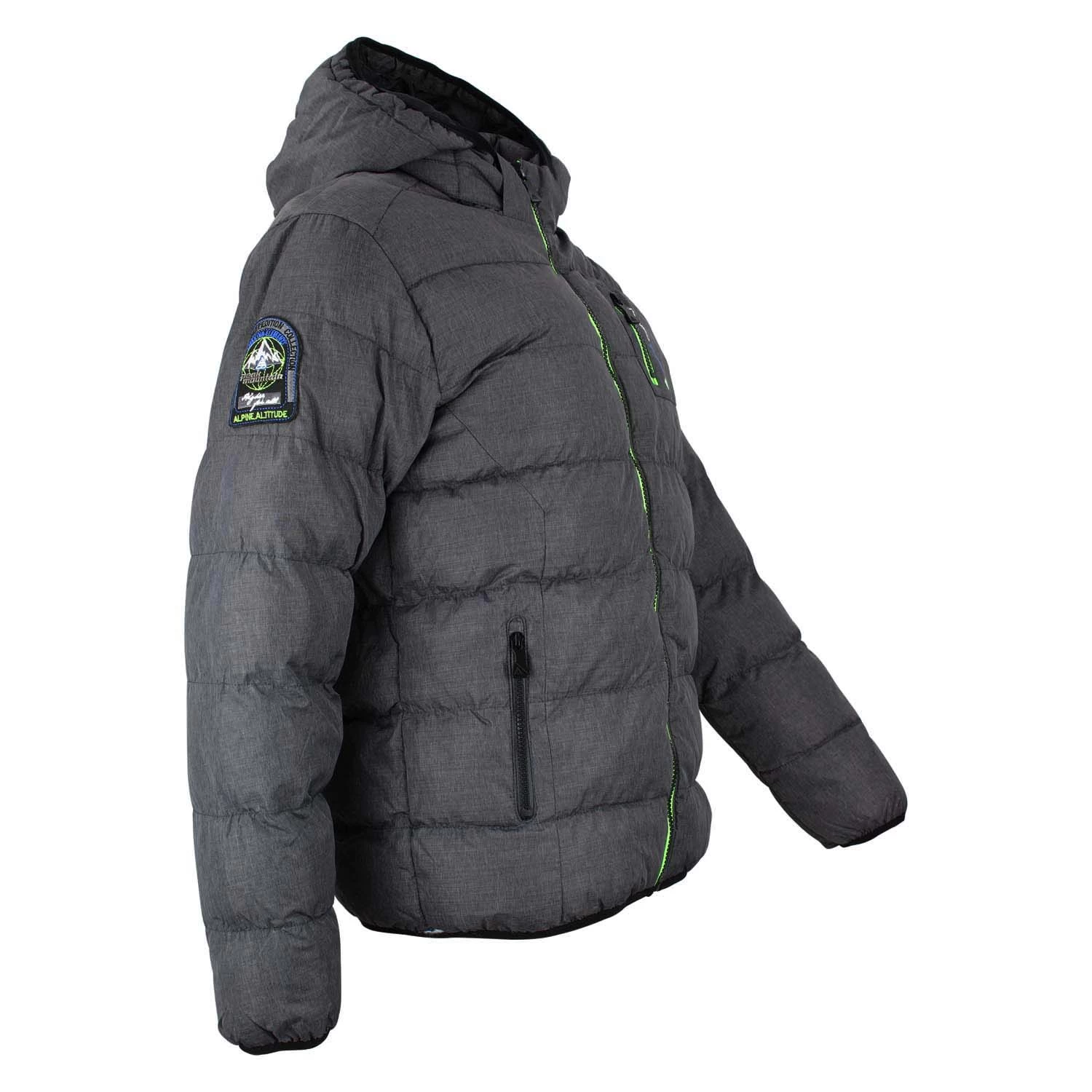 Doudoune Garçon ECARF1016 Gris Foncé 3 Doudoune Garçon ECARF1016 Gris Foncé – Image 3