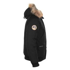 Parka Vraie Fourrure Homme CALOZ Noir -Vêtements d'hiver - maintenant ! doudoune homme caloz noir2 1