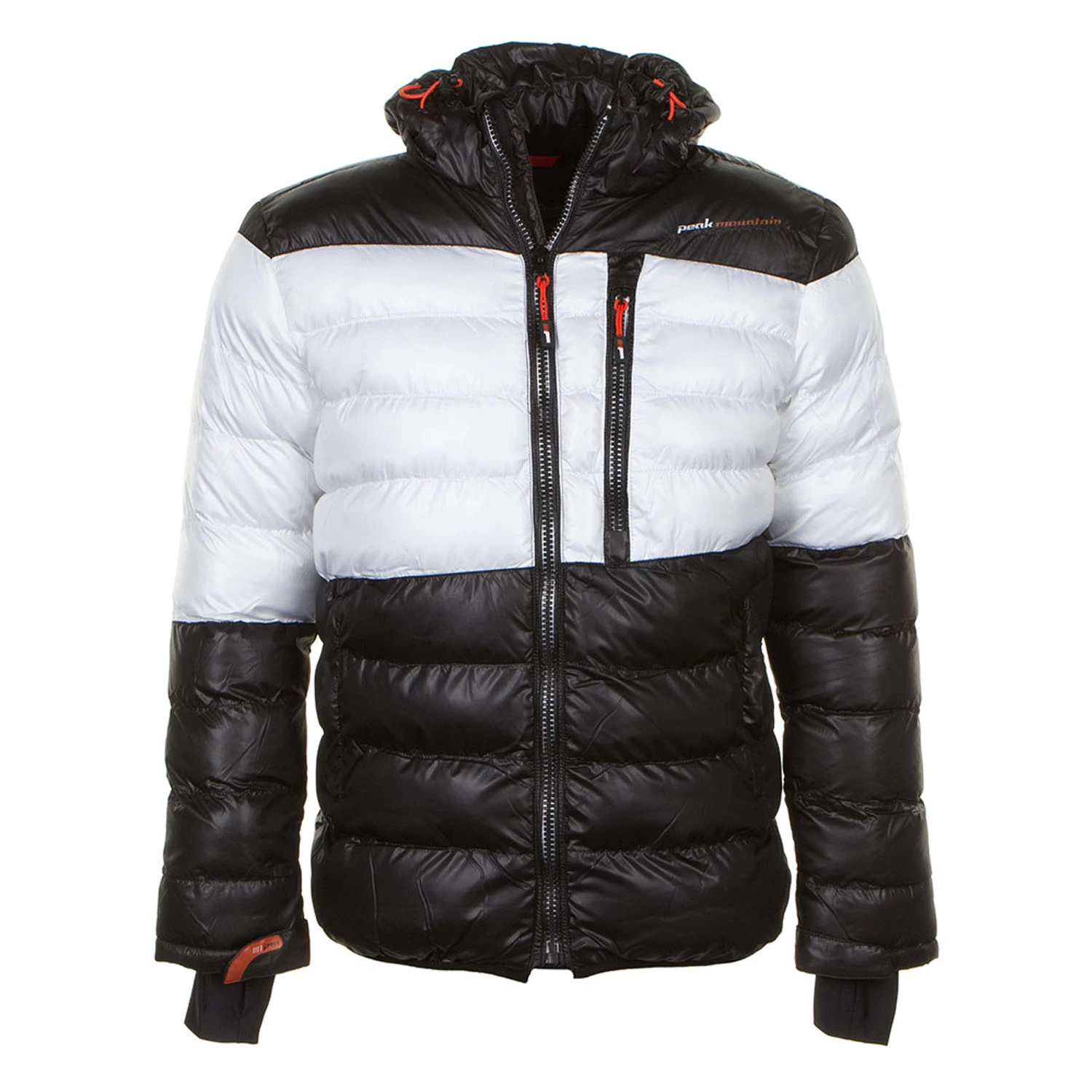 Doudoune De Ski Homme CAPTIN Noir/blanc 1 Doudoune De Ski Homme CAPTIN Noir/blanc