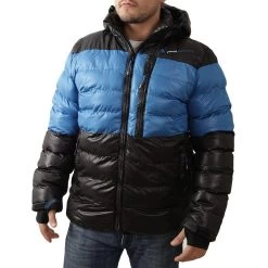 Doudoune De Ski Homme CAPTIN Noir/bleu