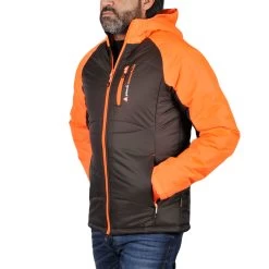 Doudoune De Ski Homme CEPEAK Marron/orange -Vêtements d'hiver - maintenant ! doudoune homme cepeak marronorange2 1