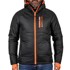 Doudoune De Ski Homme CEPEAK Noir/orange