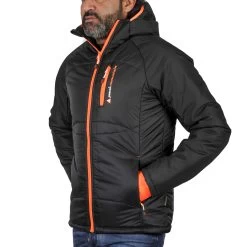 Doudoune De Ski Homme CEPEAK Noir/orange -Vêtements d'hiver - maintenant ! doudoune homme cepeak noirorange2 1