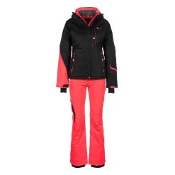 Ensemble De Ski Femme AMIC1 Noir/corail
