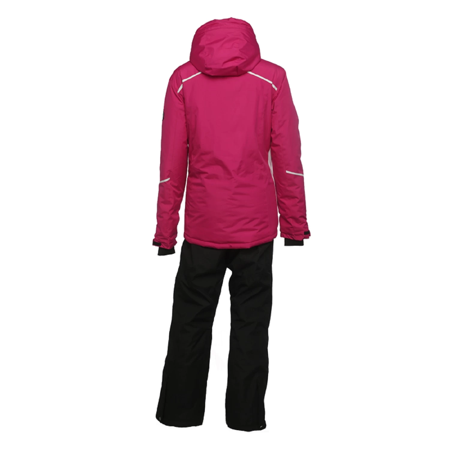 Ensemble De Ski Femme AULYMPE Fuchsia/noir 2 Ensemble De Ski Femme AULYMPE Fuchsia/noir – Image 2