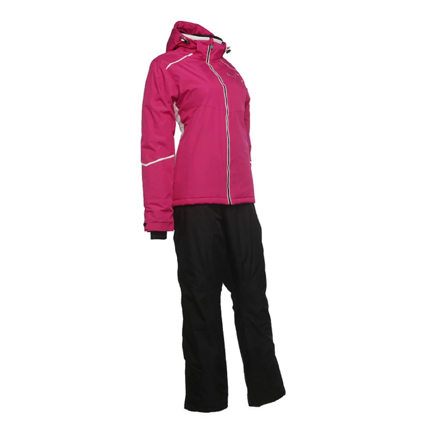 Ensemble De Ski Femme AULYMPE Fuchsia/noir 3 Ensemble De Ski Femme AULYMPE Fuchsia/noir – Image 3
