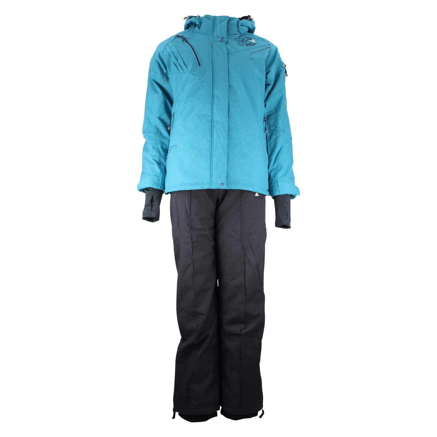 Ensemble De Ski Femme AZLY Turquoise/noir 1 Ensemble De Ski Femme AZLY Turquoise/noir
