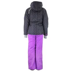 Ensemble De Ski Femme AVIM Carbone/violet -Vêtements d'hiver - maintenant ! ensemble de ski femme noir avim dos 1 1