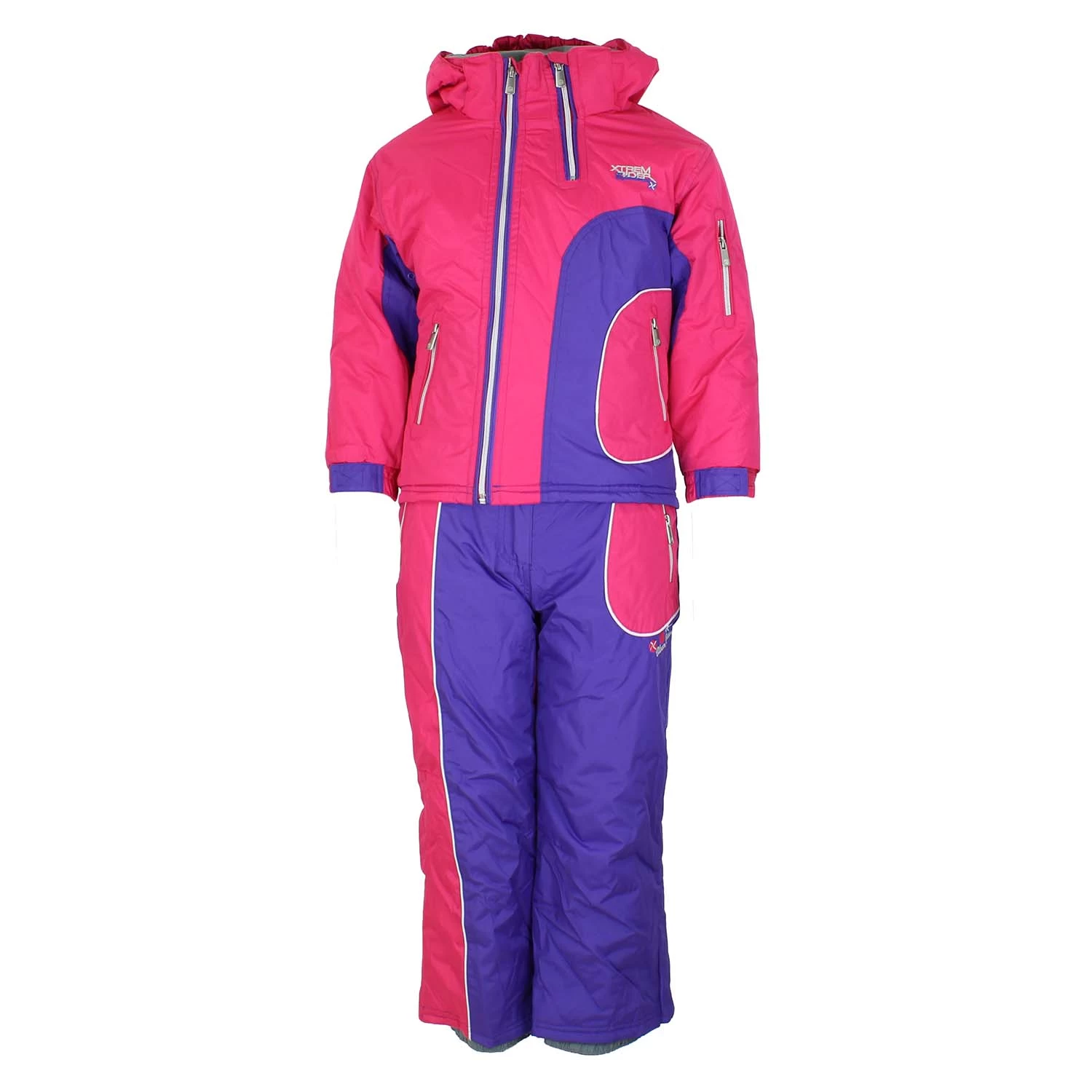 Ensemble De Ski Fille FLANA Rose 1 Ensemble De Ski Fille FLANA Rose