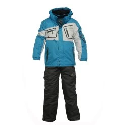 Ensemble De Ski Garçon ECISOLA1016 Bleu/gris