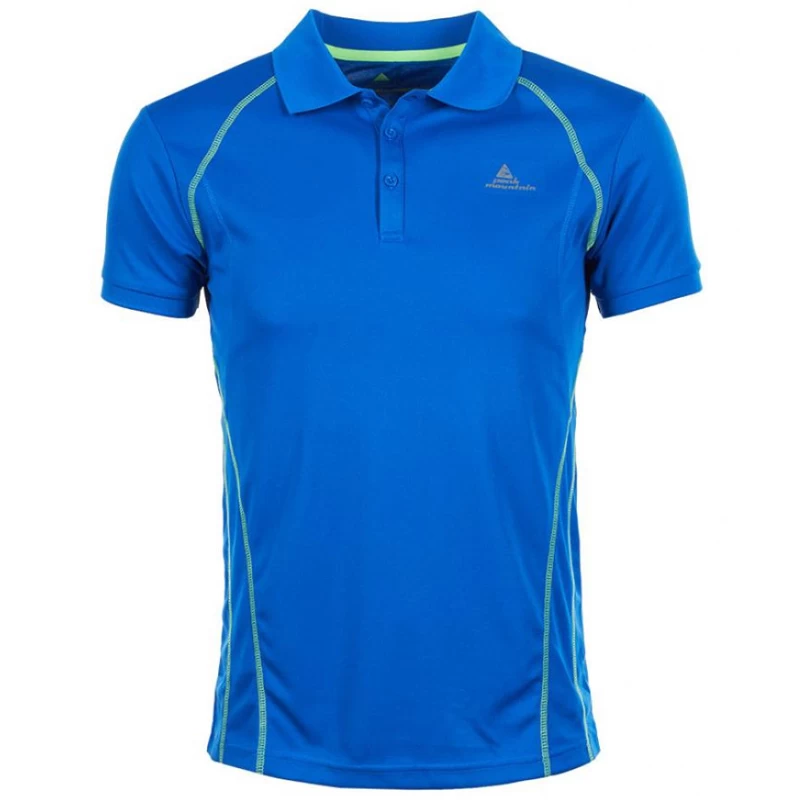 Polo Manches Courtes Homme CALYPSE Bleu 1 Polo Manches Courtes Homme CALYPSE Bleu