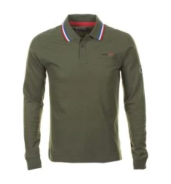 Polo Manches Longue Homme CILAR Kaki