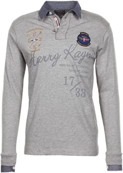 Polo Manches Longues Homme CAZBI Gris