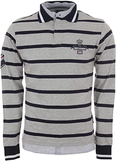 Polo Manches Longues Homme CALAORI Rouge 1 Polo Manches Longues Homme CALAORI Rouge