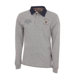 Polo Manches Longues Homme CENICE Gris