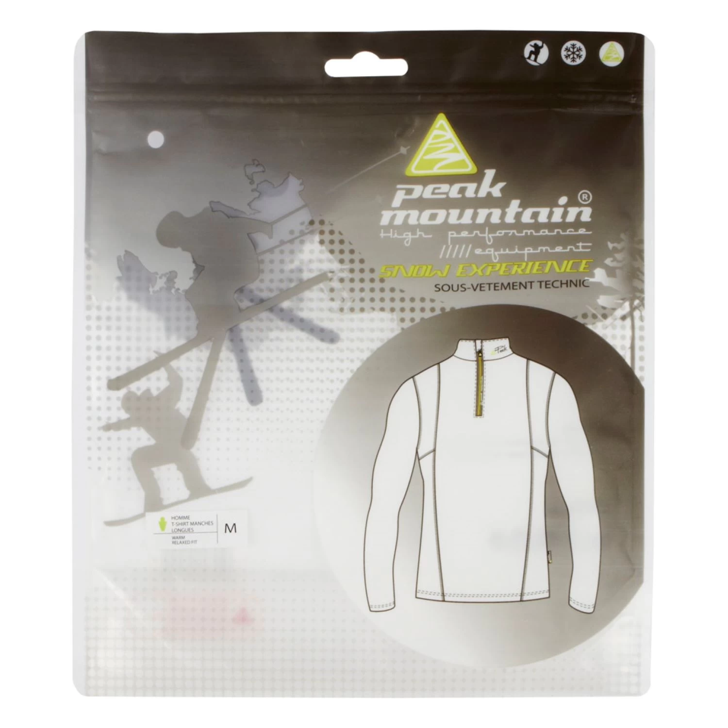 Top Technique Homme CANJE Blanc 2 Top Technique Homme CANJE Blanc – Image 2