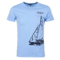 Tee-shirt Homme CADRIO Turquoise