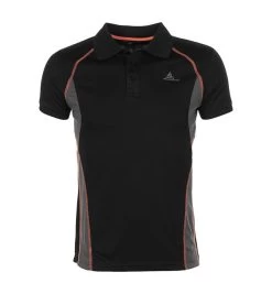 Polo Manches Courtes Homme CALYPSO Noir